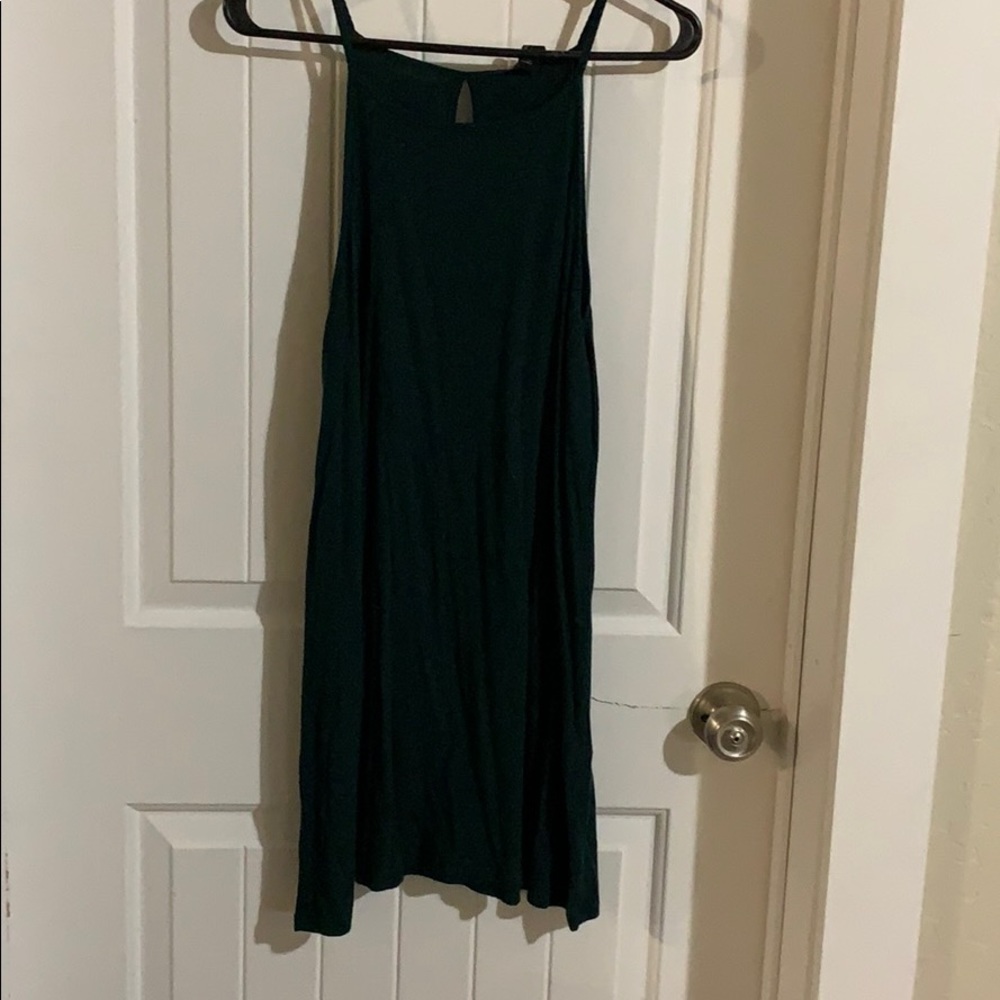 Dark green dress